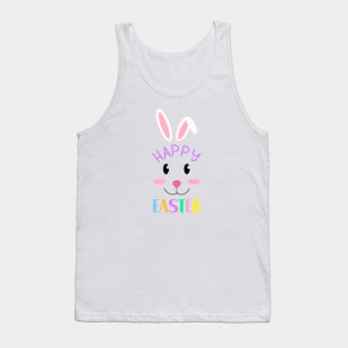 Happy Easter Bunny Face Tank Top